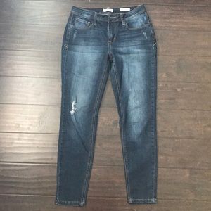 Medium wash denim jeans